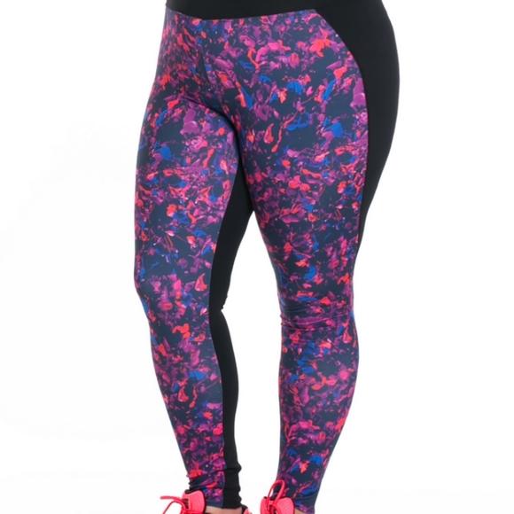 rainbeau curves Pants - EUC Rainbeau Curves splatter print legging, 22/24